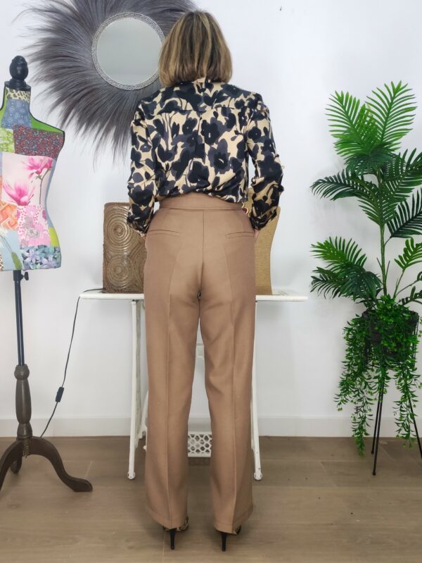 PANTALÓN ANCHO BOTÓN - Imagen 5