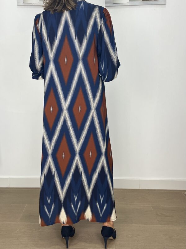 VESTIDO CAMISERO ROMBOS - Imagen 3