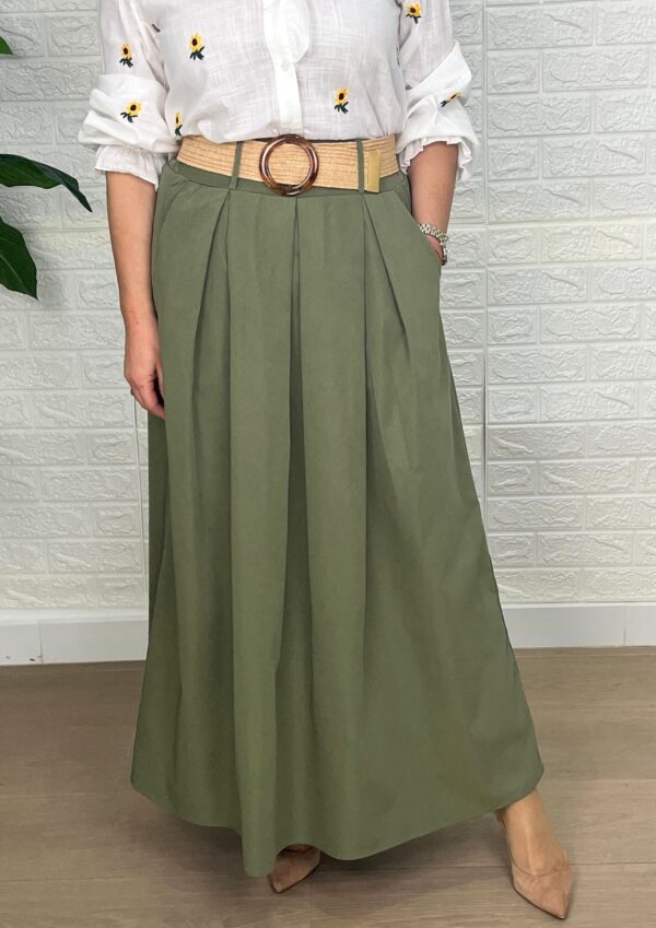 FALDA PLIEGUES LARGA