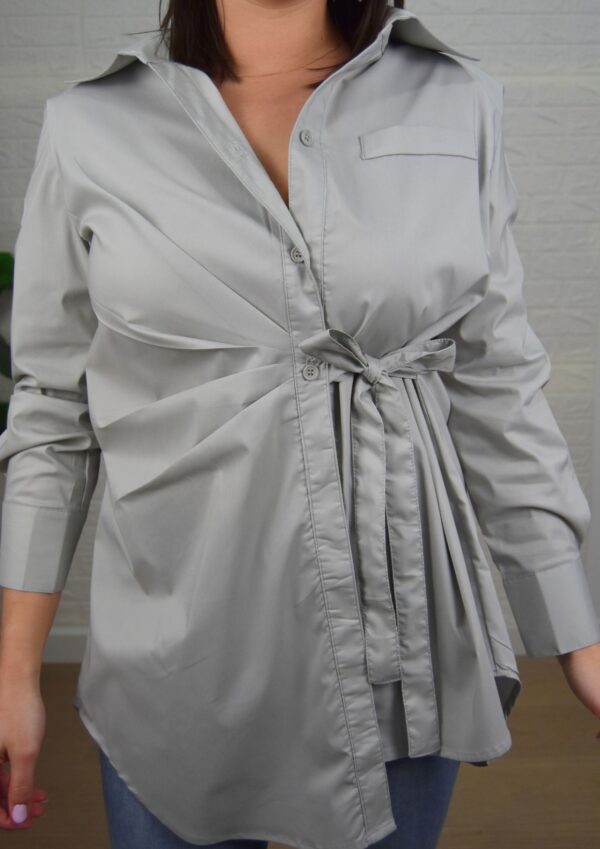 CAMISA GRIS LAZO - Imagen 3
