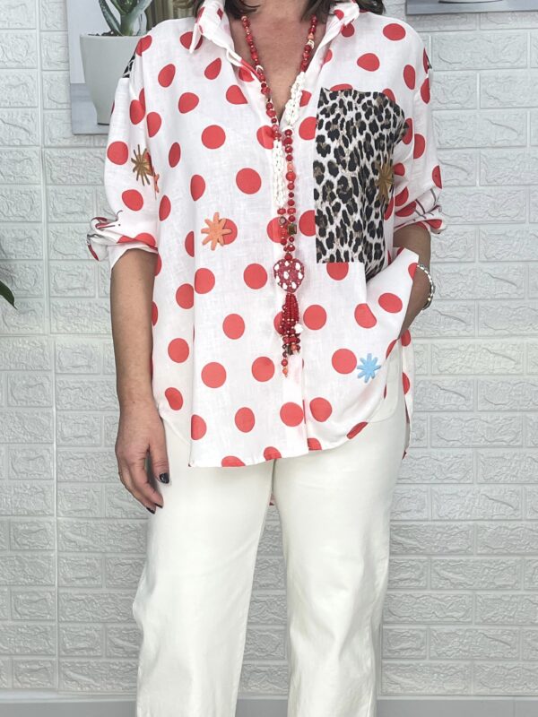 CAMISA LUNARES ANIMAL PRINT - Imagen 2