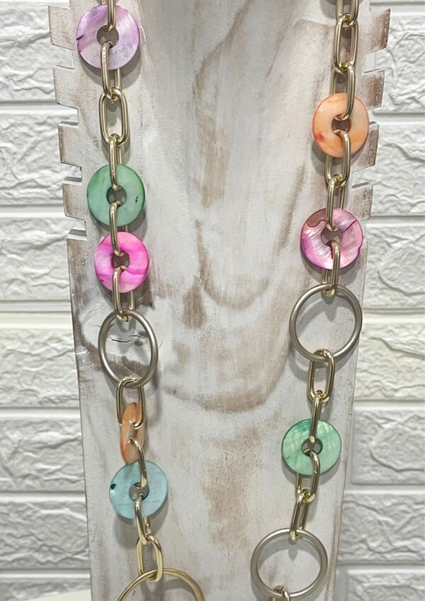 COLLAR ESLABONES MULTICOLOR - Imagen 2