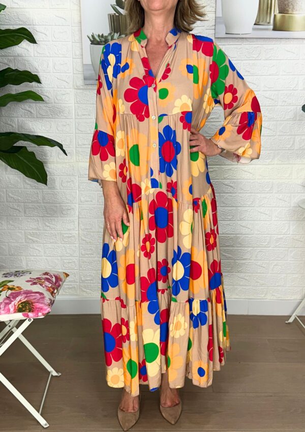 VESTIDO CUELLO MAO ÁGATA