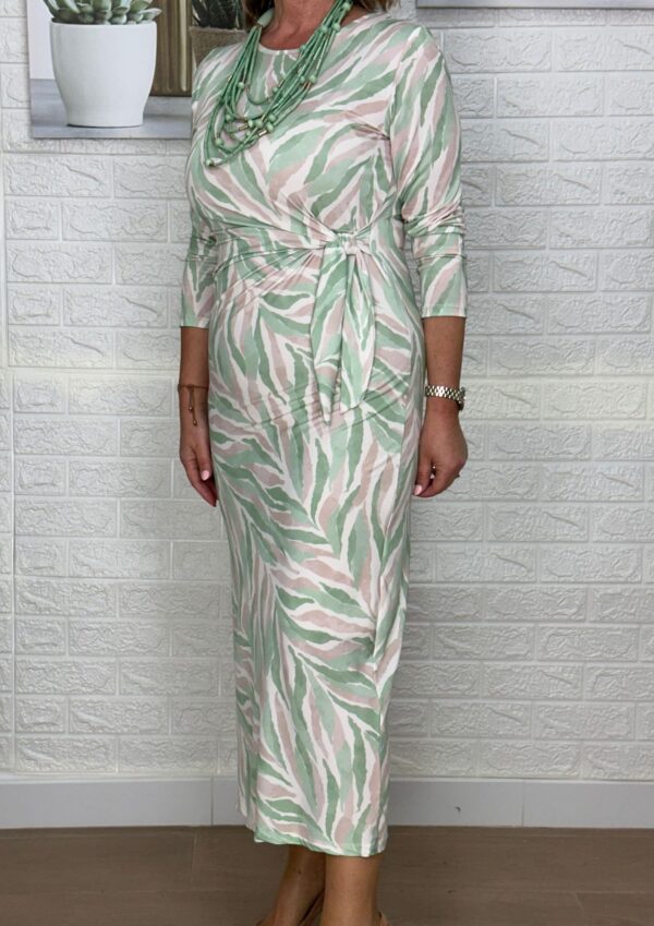 VESTIDO PUNTO FRÍO NUDO - Imagen 2