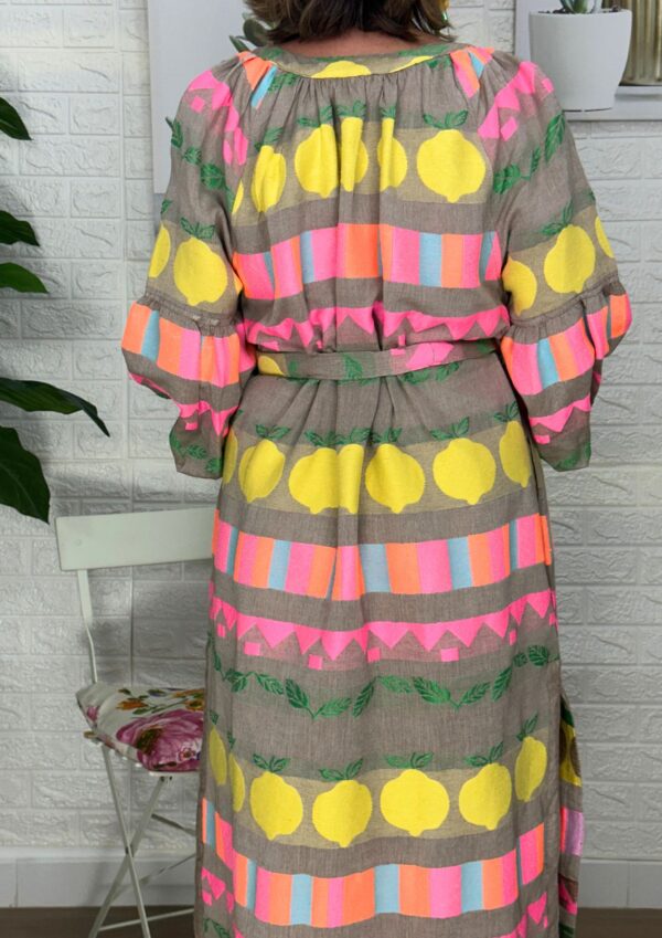 VESTIDO BORDADO BOHO FLUOR - Imagen 3
