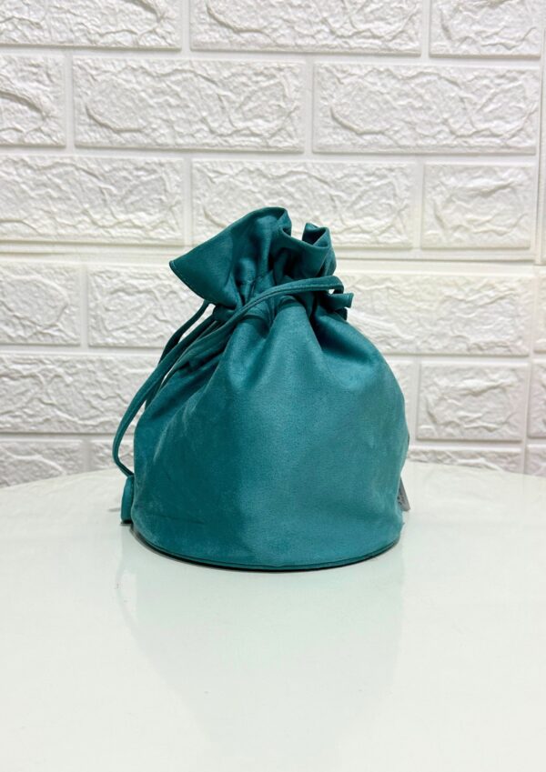 BOLSO BOMBONERA TURQUESA - Imagen 2
