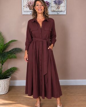 VESTIDO CAMISERO POPELÍN