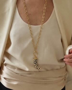 COLLAR COLGANTE COLMILLO A/PRINT