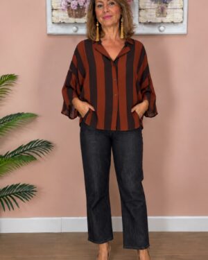 CAMISA RAYAS TALLA GRANDE